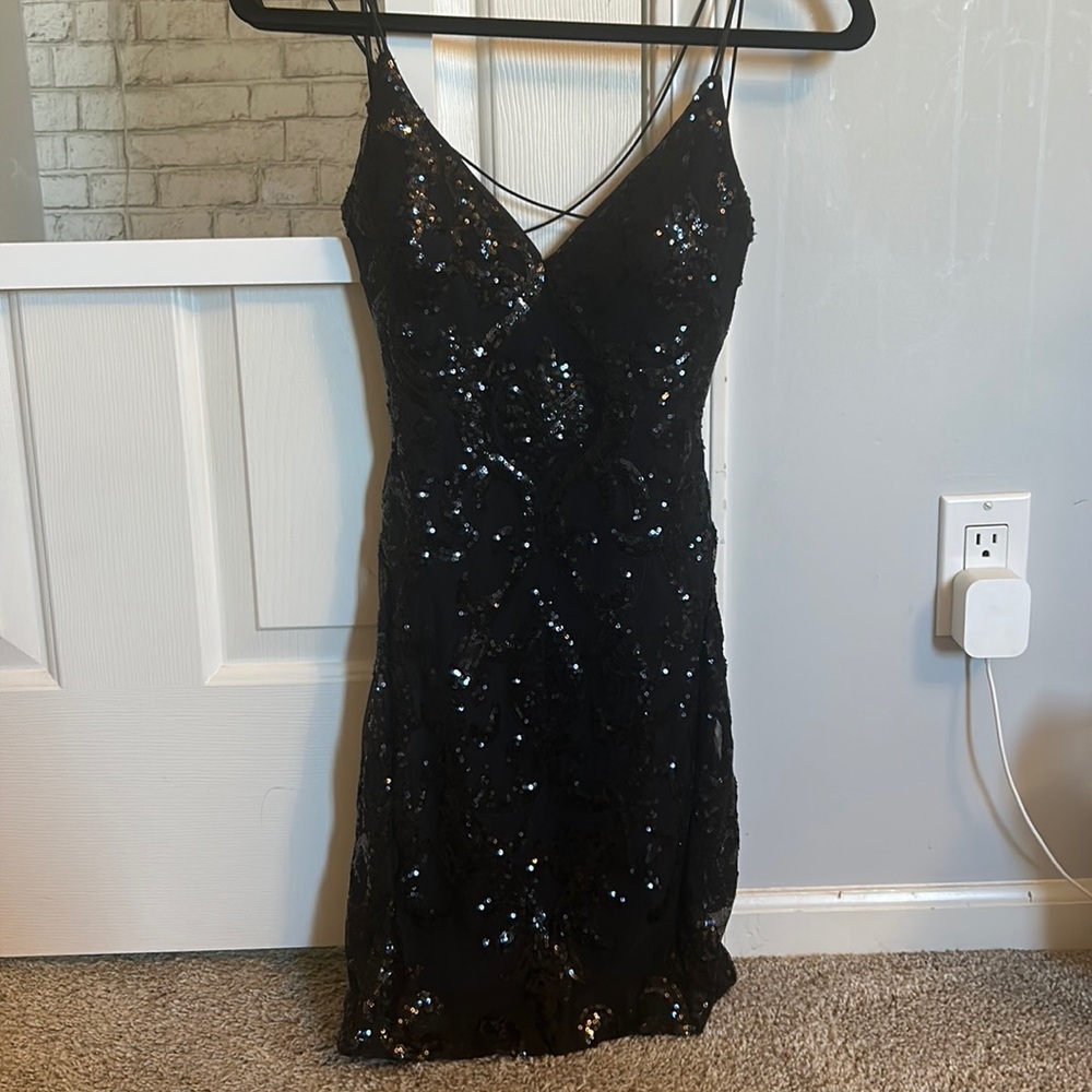 Black Windsor dress